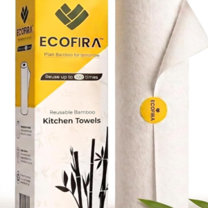 Reusable Bamboo Kitchen Towel – 20 Sheets